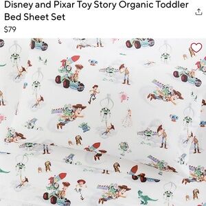 Pottery Barn Toy Story toddler bed set